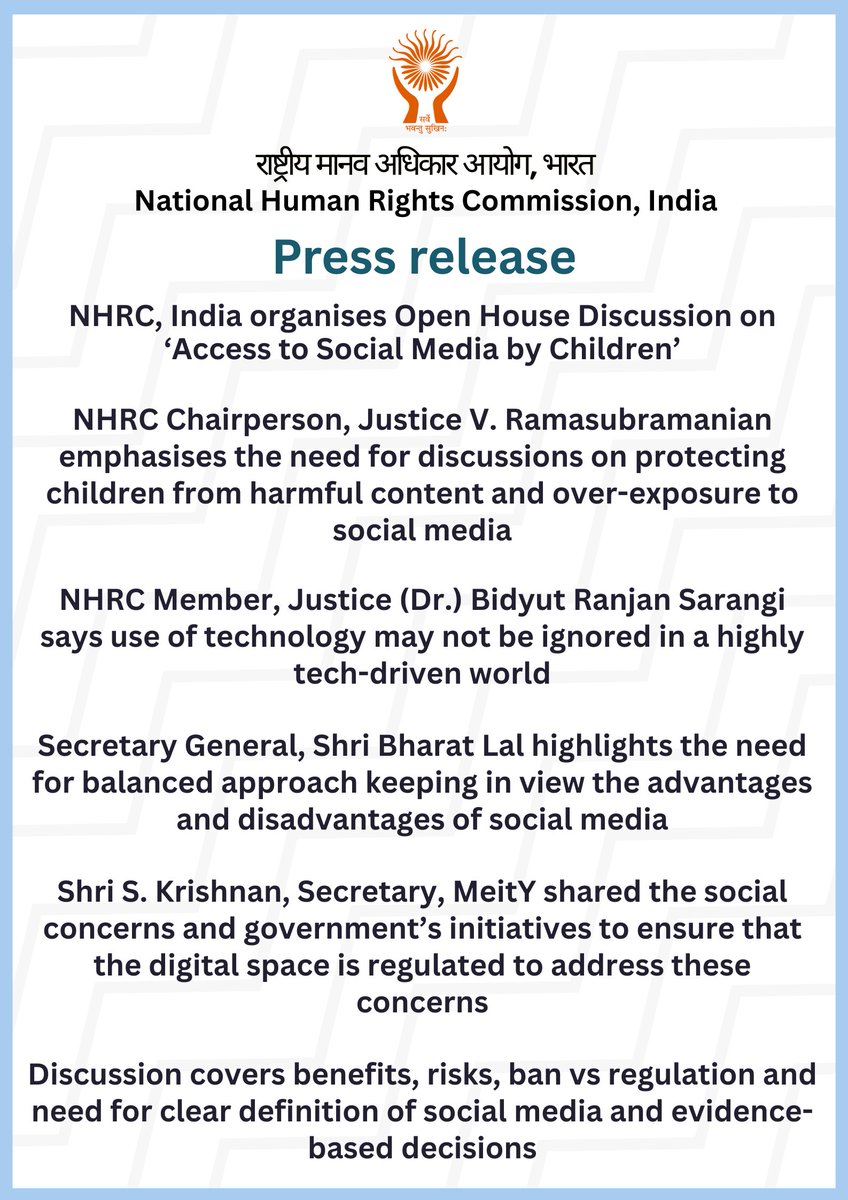 NHRC India tweet media