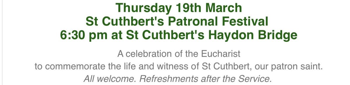 St Cuthbert’s, Haydon Bridge tweet media