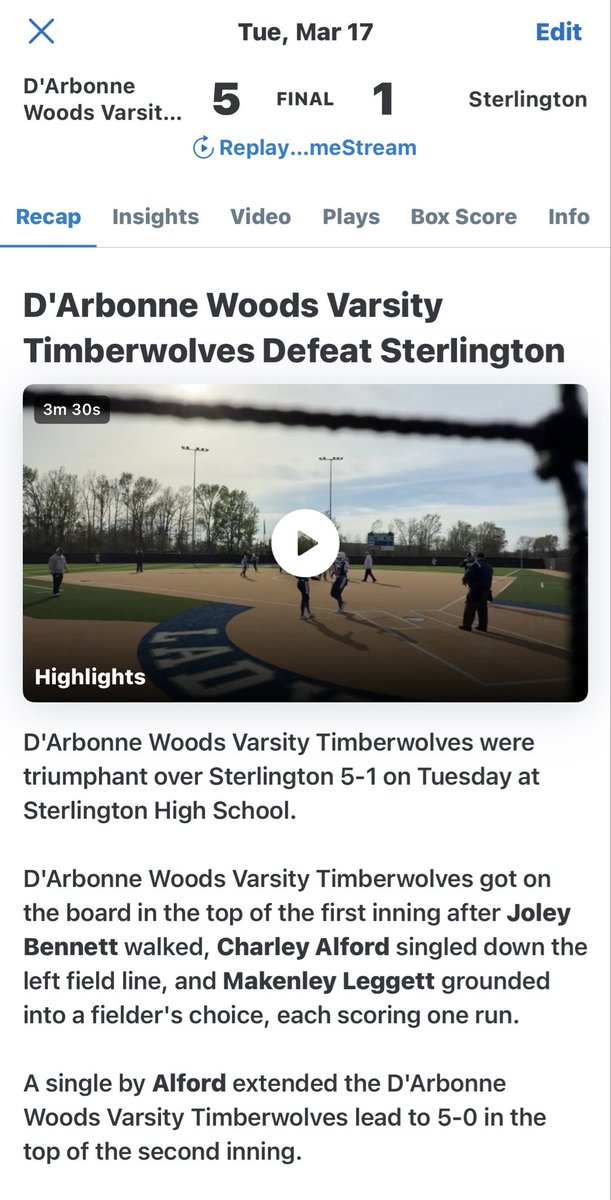 DWCS_SOFTBALL's tweet photo. https://t.co/CQ1lc1Zqya