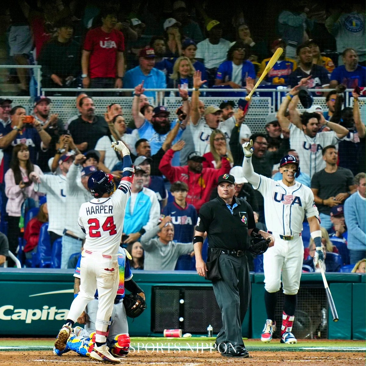 ysk_kimura's tweet image. 2026.0317🇺🇸🇻🇪
Of course it’s Bryce Harper.　Of cource.
#BryceHarper #TeamUSA #WBC2026