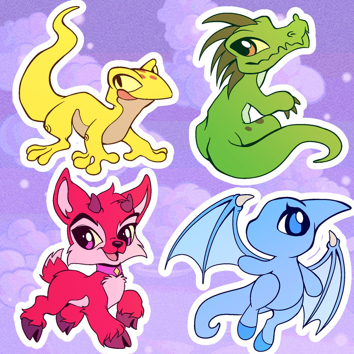 More og neopets/colors based off styling studio poses ^_^