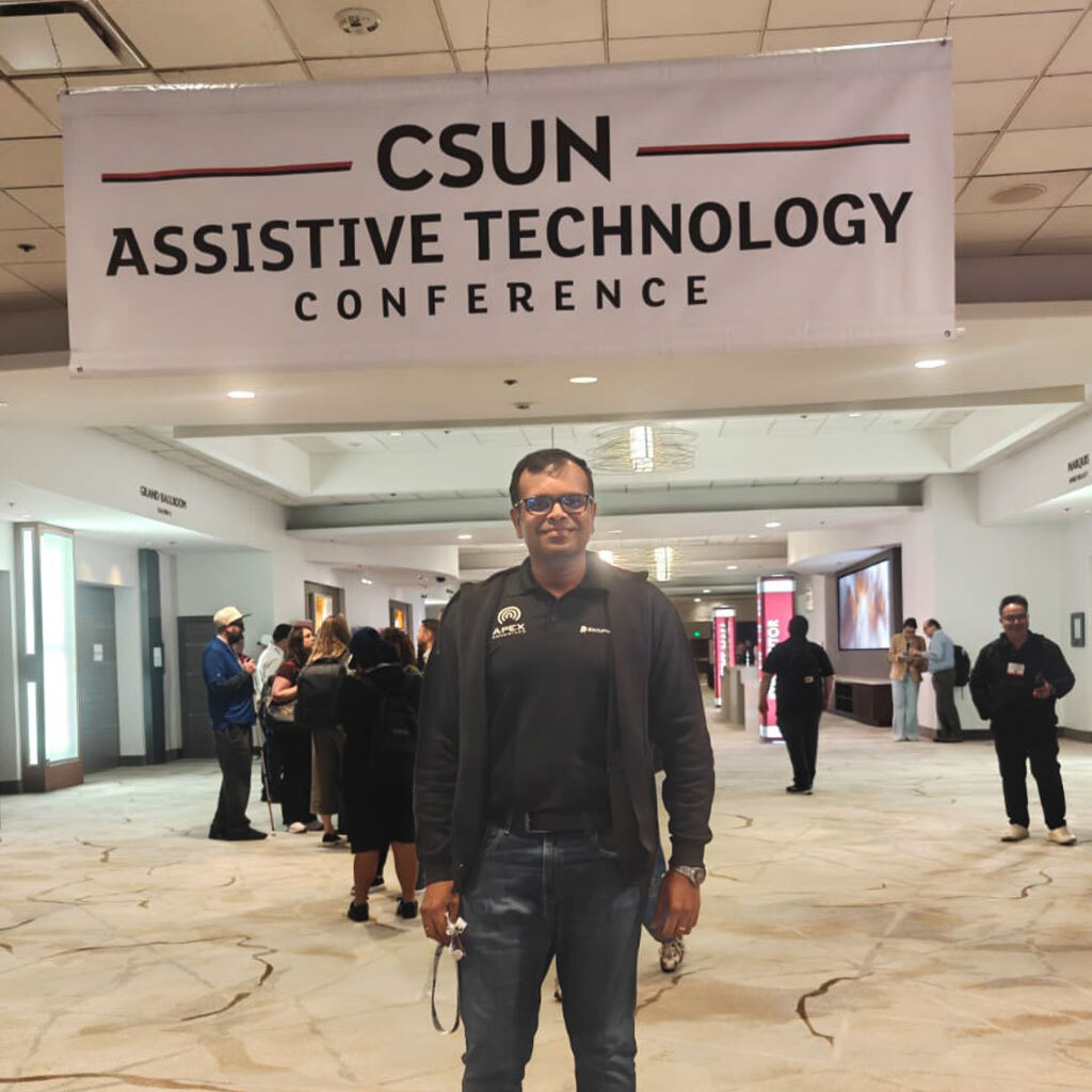 Apex_Content's tweet photo. Great conversations, fresh ideas, and fun moments at #CSUN2026 🙌
From accessibility insights to karaoke nights 🎤
Thanks to everyone who connected with Apex CoVantage—let’s keep pushing accessibility forward.

#Accessibility #AssistiveTechnology #DigitalAccessibility https://t.co/8qeX1qwhh0