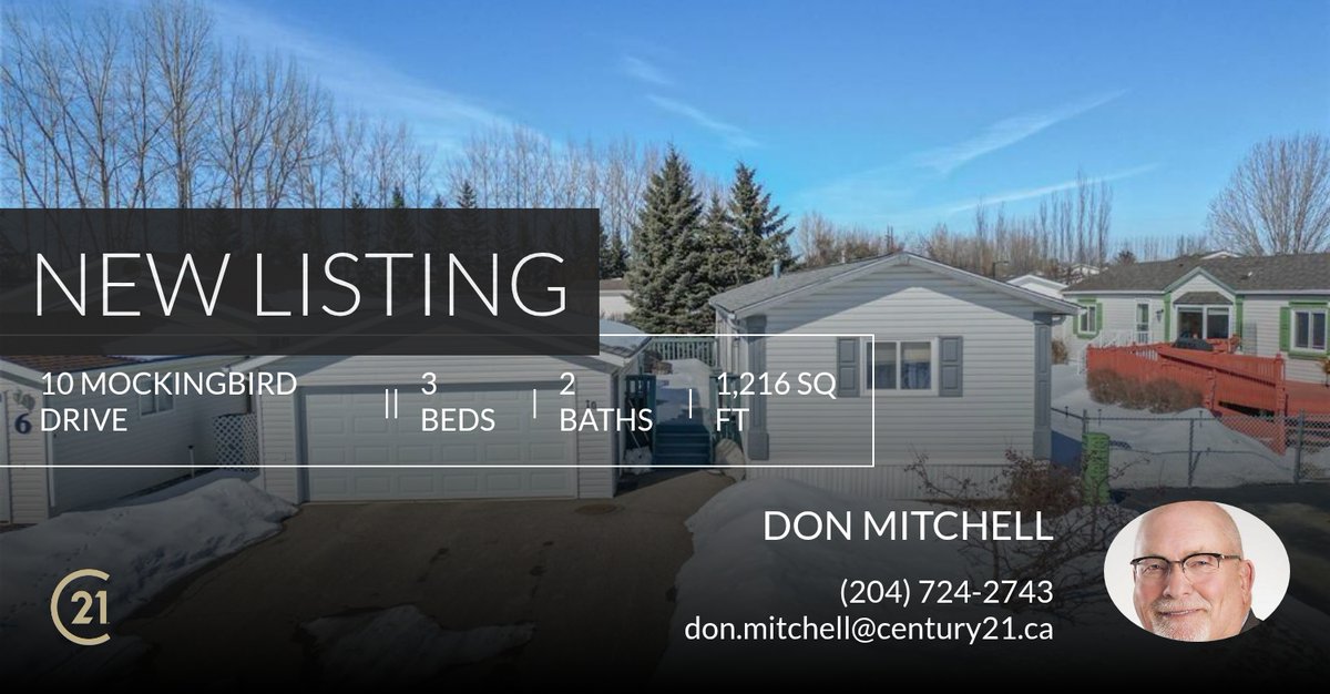 BrdnRealtor's tweet photo. 📍 New Listing 📍 Take a look at this fantastic new property that just hit the market located at 10 Mockingbird Drive in Brandon. Reach out here or at (204) 724-2743 for more information

204-724-2743 https://t.co/LHKOkmCiie https://t.co/EGAQh6Sgqe