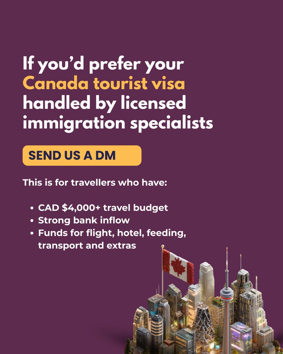 Applying for a Canada visa?

We assist travellers who are financially ready and prefer their application handled by experienced immigration specialists to avoid common mistakes.

If you meet the stated requirements, send us a message to proceed.