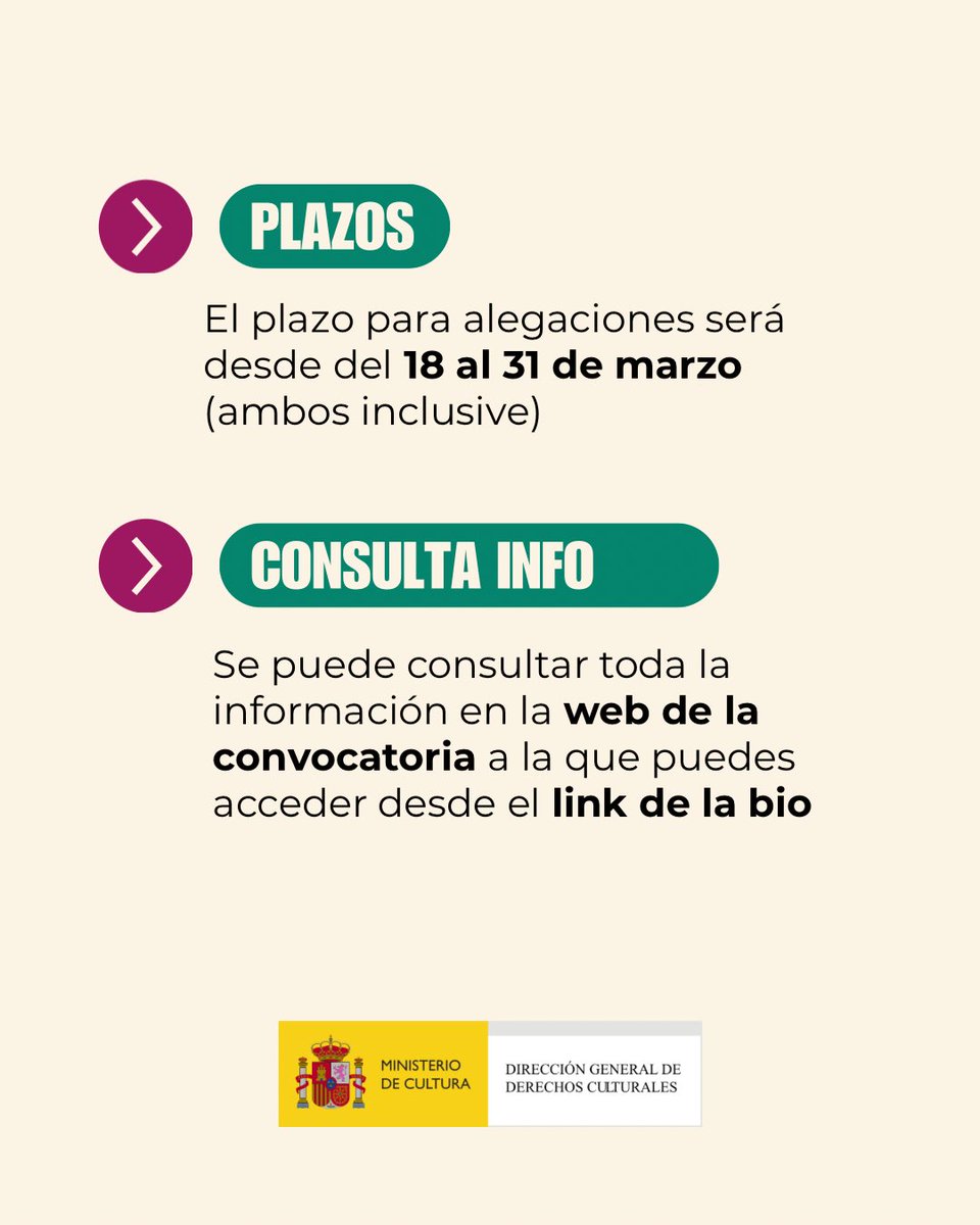 Dirección General de Derechos Culturales tweet media