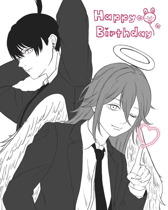 今日誕生日なんですけど、激マブ後輩ちゃんが激メロアキ天𝗣𝗶𝗰𝘁𝘂𝗿𝗲描いてくれた😭😭😭神絵なので全人類見てくれますか⁉️⁉️⁉️⁉️⁉️⁉️⁉️⁉️⁉️⁉️⁉️ 