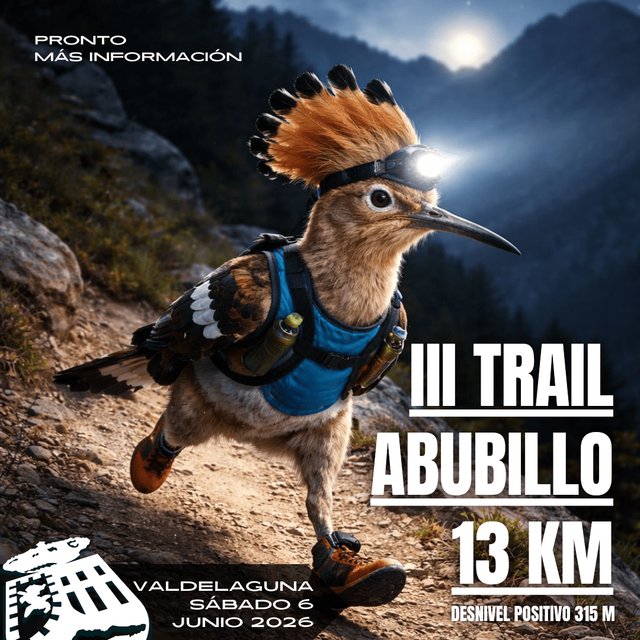 ¡Ya están abiertas las inscripciones para el III Trail Abubillo en Valdelaguna! 🏃‍♂️⛰️

📅 Sábado 6 de junio de 2026
📏 13 KM | +315 m
🍳 ¡Con cena de huevos con chorizo para todos!

Toda la información aquí:
fororunners.es/noticias/iii-t…

#Valdelaguna #TrailAbubillo #ForoRunners