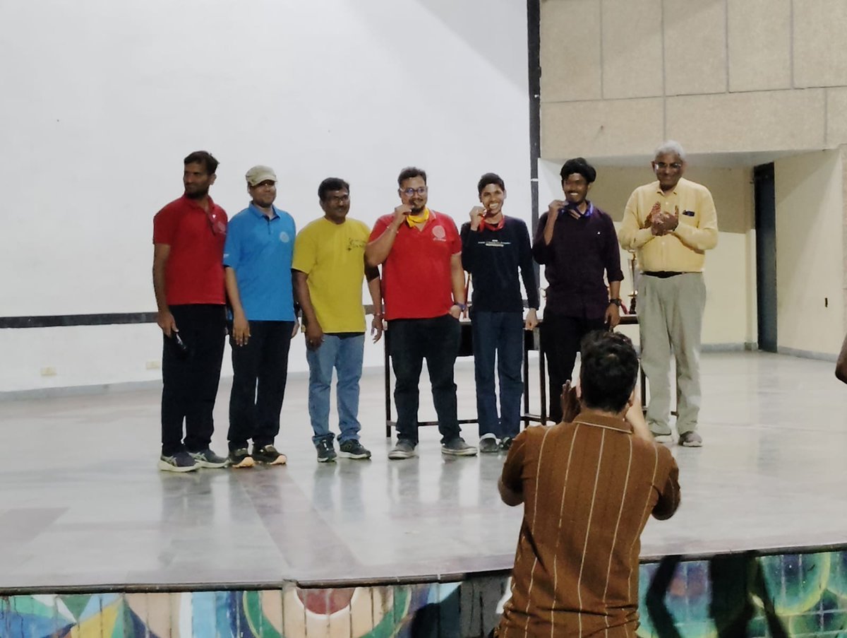 bhupendraiiser's tweet photo. Secured 🥉 third position in the chess tournament organized by the @Chemistry_IITK  @IITKanpur ♟️
After being away from the board for almost 5 years, I was honestly hesitant to even participate. But some things never really leave you. https://t.co/c6o9F7LBBa