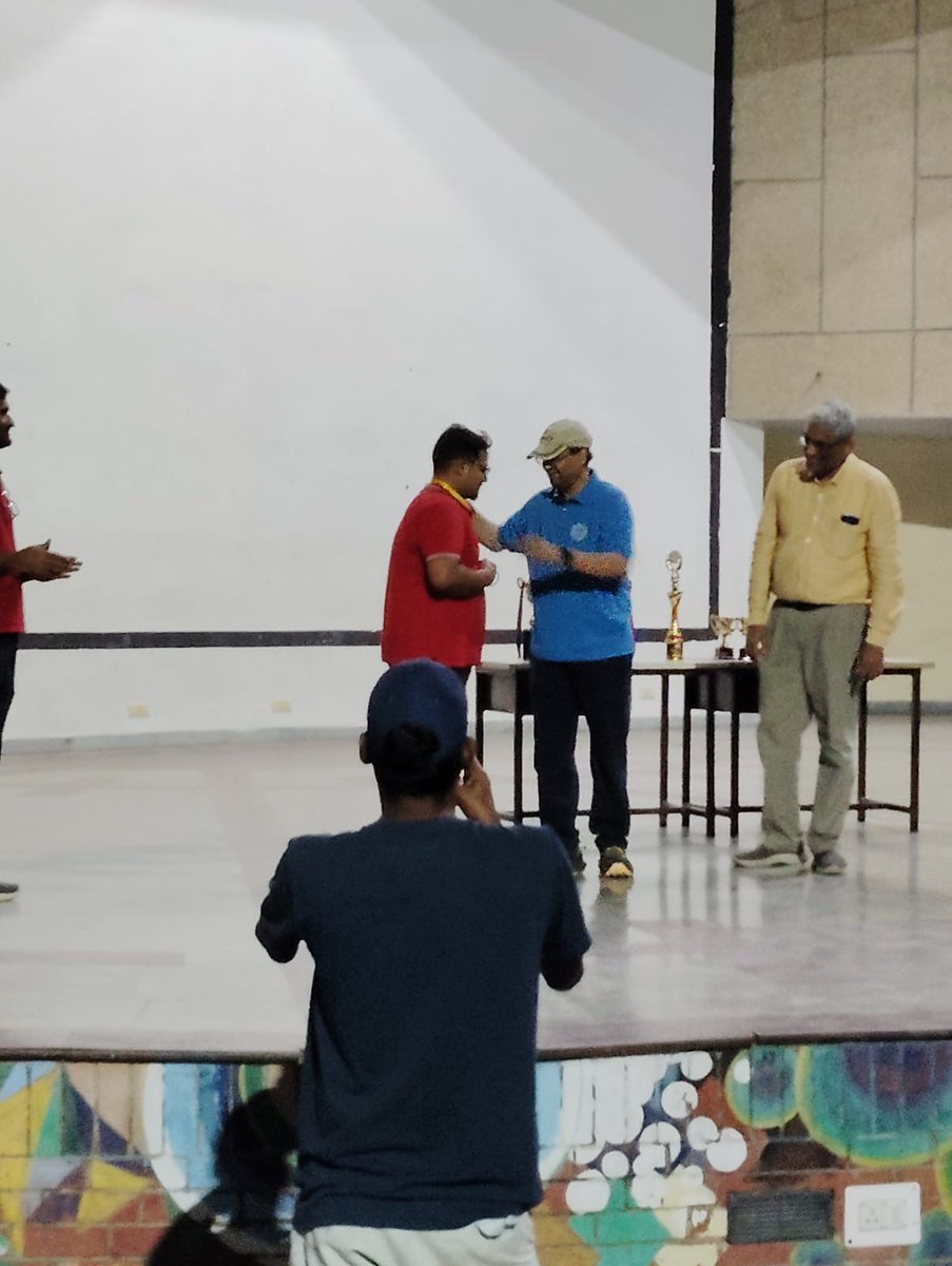 bhupendraiiser's tweet photo. Secured 🥉 third position in the chess tournament organized by the @Chemistry_IITK  @IITKanpur ♟️
After being away from the board for almost 5 years, I was honestly hesitant to even participate. But some things never really leave you. https://t.co/c6o9F7LBBa
