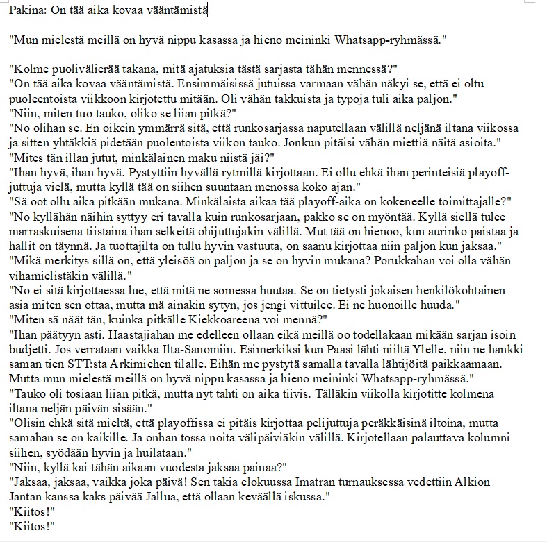 Tuomas Heikkilä ✘ tweet media