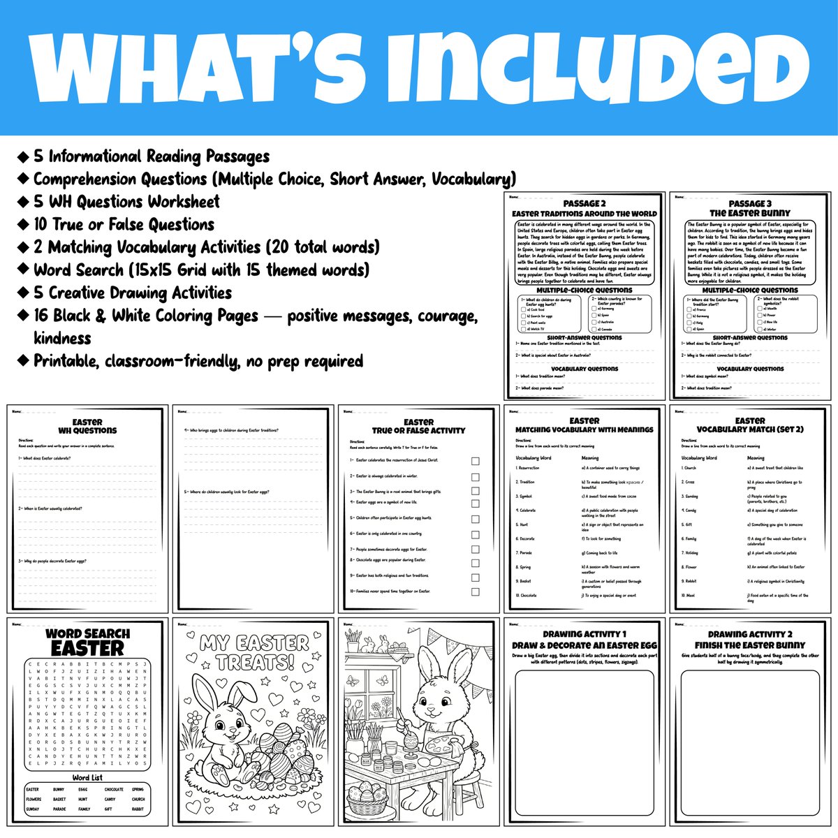 AvenuesLearning's tweet image. Looking for fun &amp;amp; engaging Easter activities? 🐰🌸
This Easter bundle includes reading comprehension, vocabulary, word search &amp;amp; drawing tasks — perfect for elementary classrooms!
#EasterActivities #TeachersPayTeachers #EdResources #SpringLearning

teacherspayteachers.com/Product/Easter…