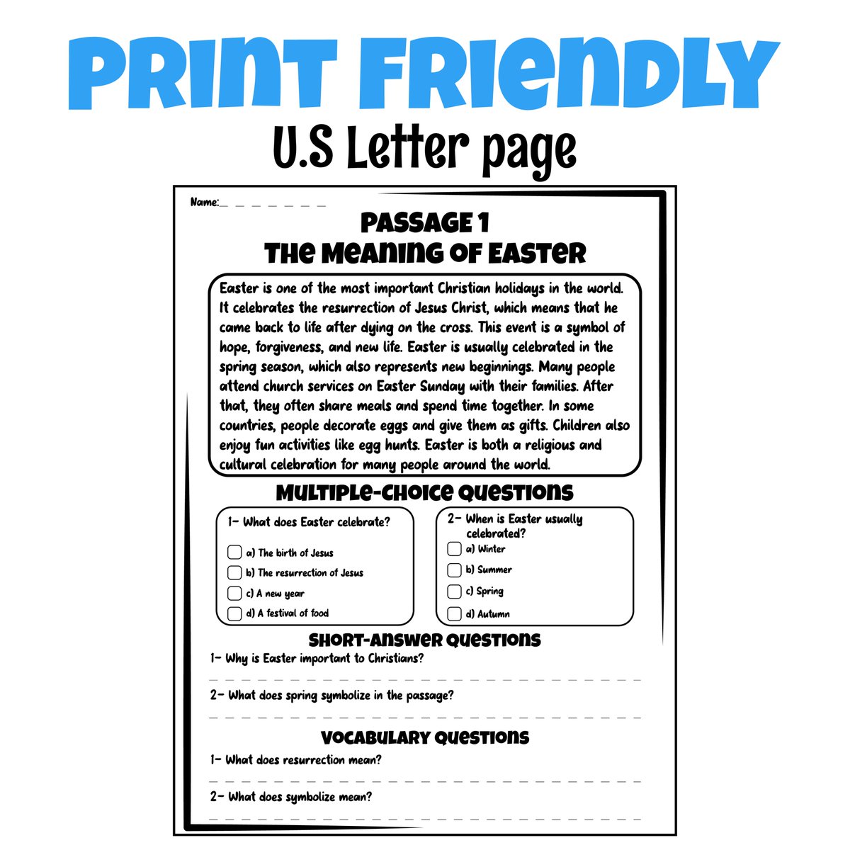 AvenuesLearning's tweet image. Looking for fun &amp;amp; engaging Easter activities? 🐰🌸
This Easter bundle includes reading comprehension, vocabulary, word search &amp;amp; drawing tasks — perfect for elementary classrooms!
#EasterActivities #TeachersPayTeachers #EdResources #SpringLearning

teacherspayteachers.com/Product/Easter…