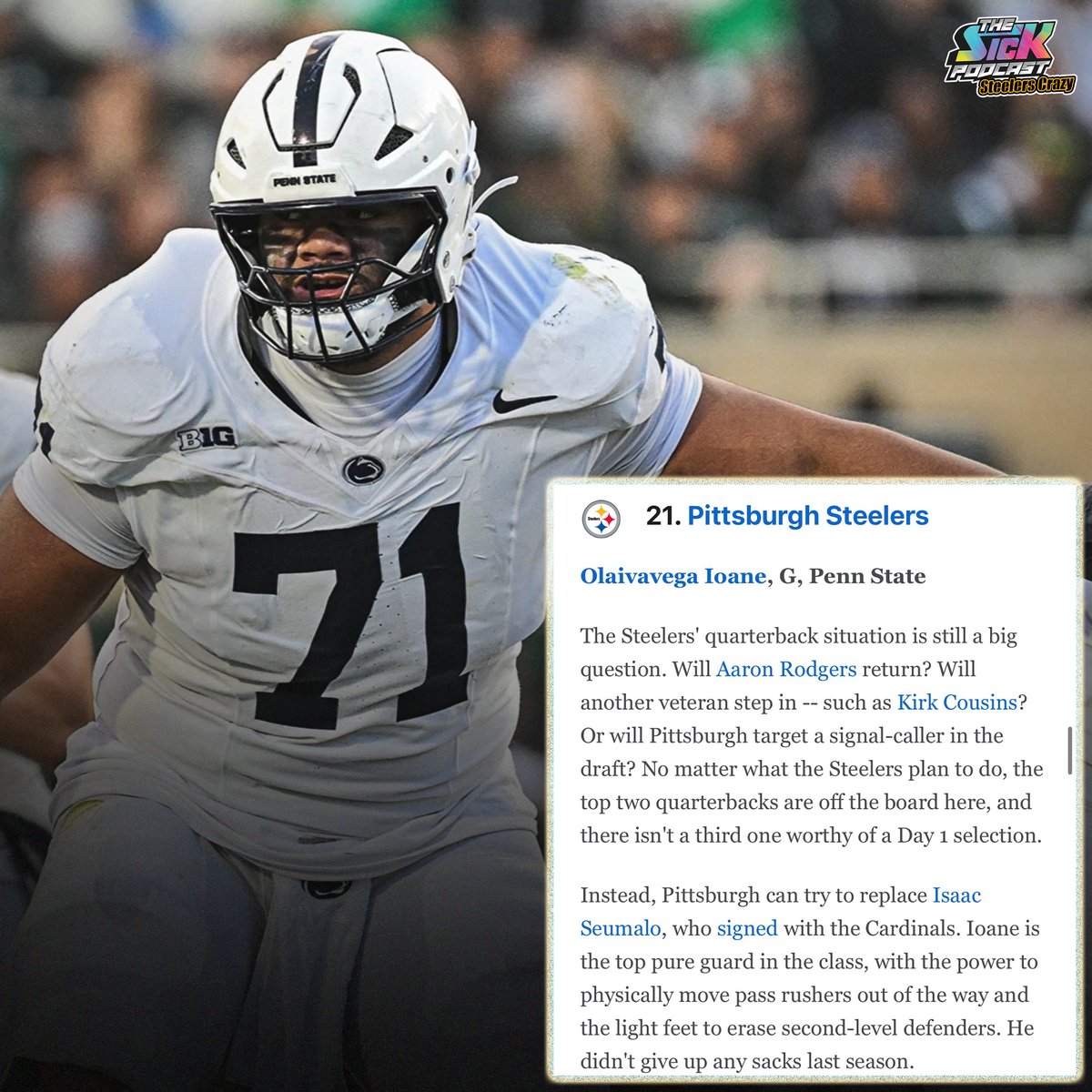 The Sick Podcast - Steelers Crazy! tweet media