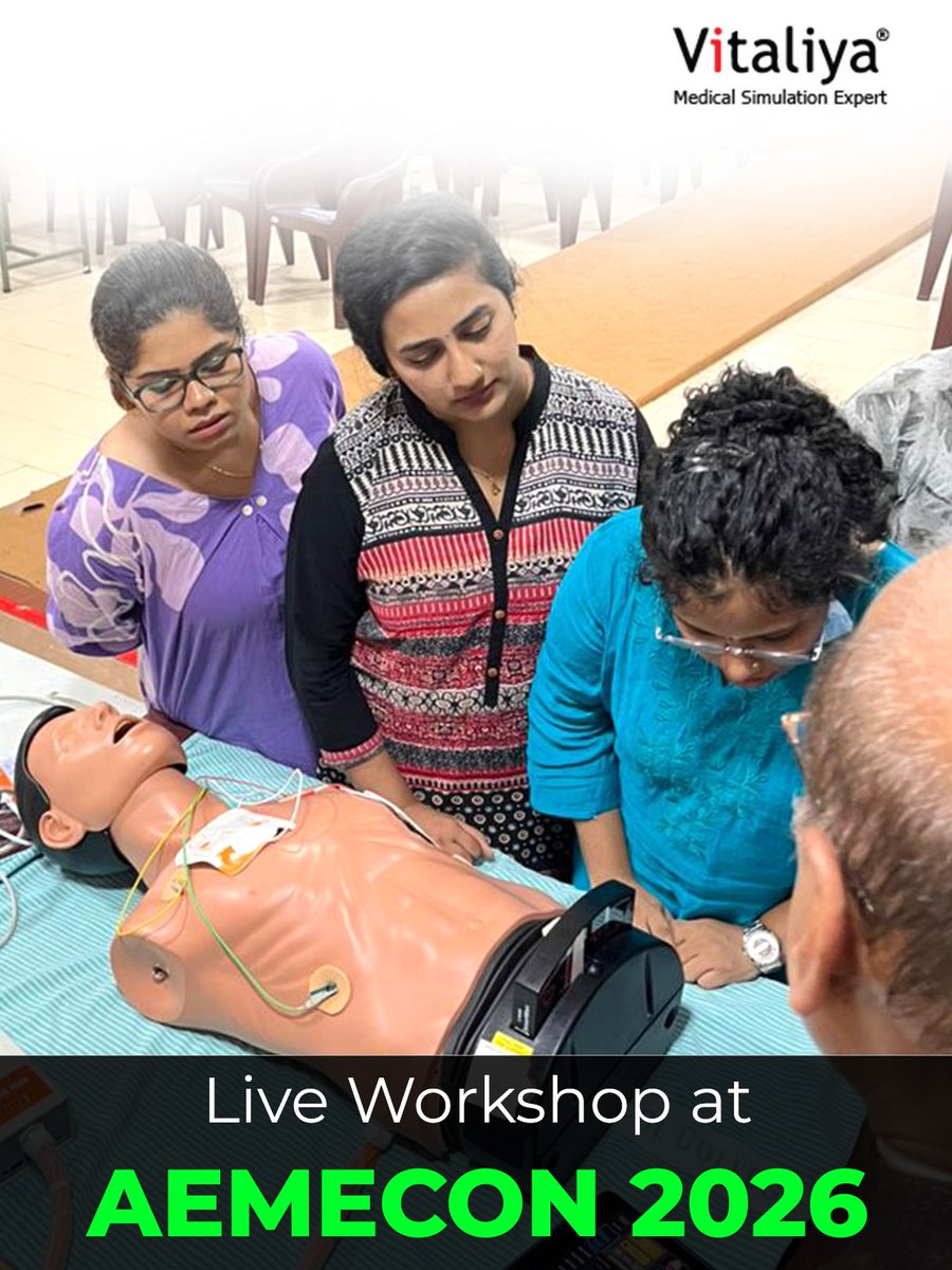 Lub_Dub_Biomed's tweet image. We don’t just supply equipment. We enable better healthcare training

#AEMECON2026 #MedicalSimulation #HealthcareTraining #EmergencyMedicine #CPRTraining #MedTechIndia #VitaliyaManikin #HospitalTraining #ClinicalEducation #HealthcareInnovation #PatientSafety