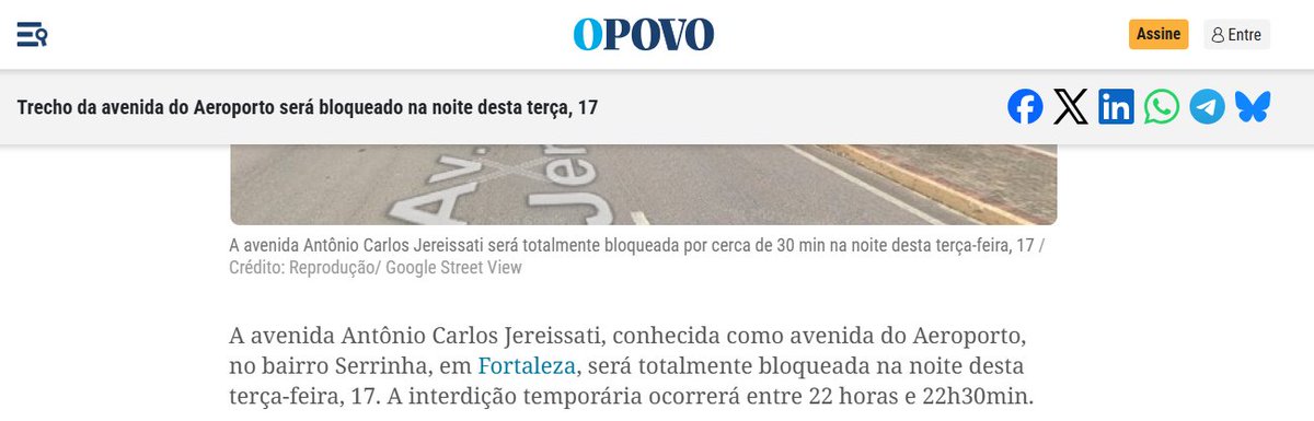Vocês conhecem essa Avenida Antônio Carlos Jereissati?