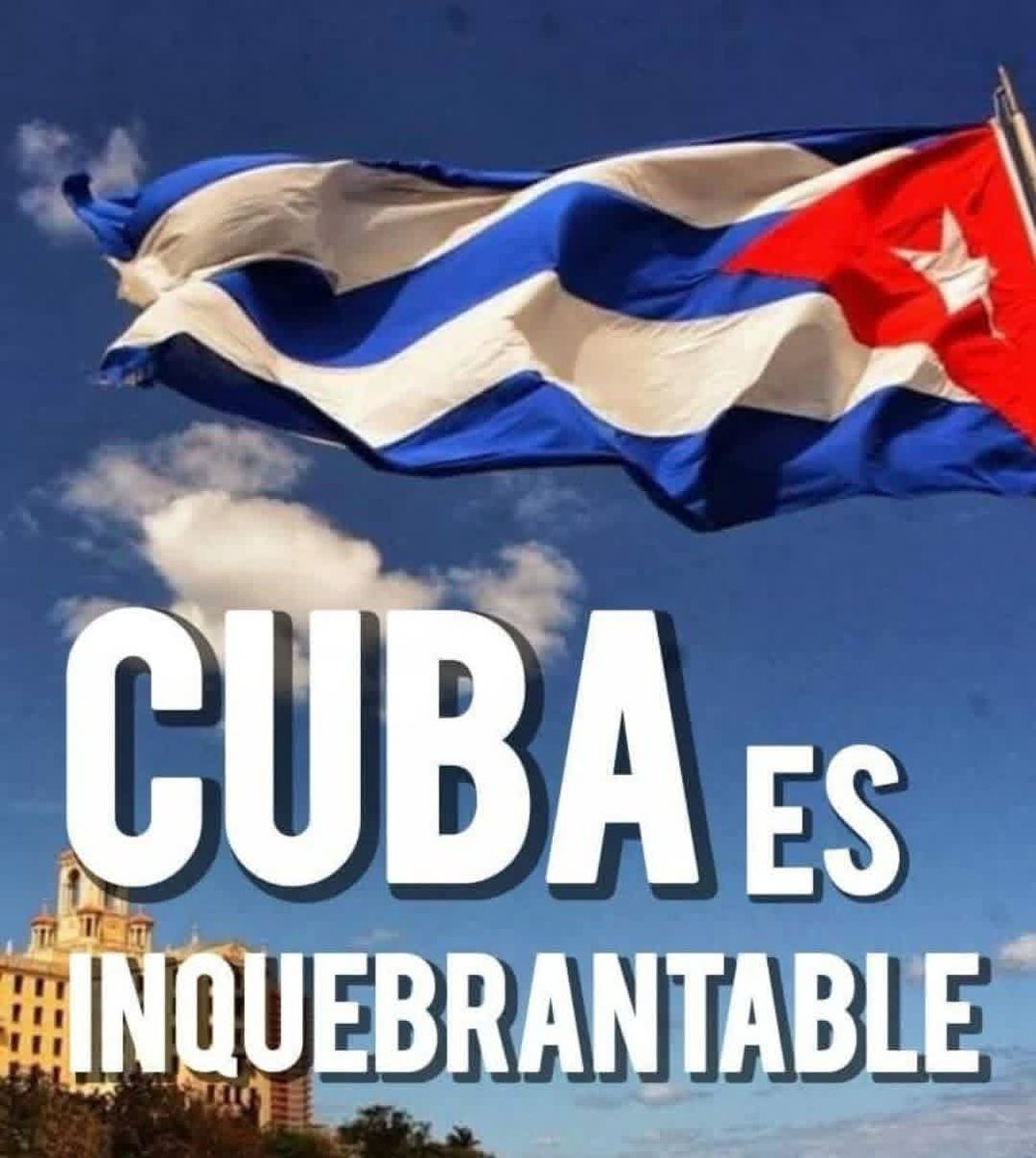 EduardoLopezL65's tweet photo. “Ante el peor escenario, a Cuba la acompaña una certeza: cualquier agresor externo chocará con una resistencia inexpugnable.”
Miguel Díaz-Canel Bermúdez 

#YoSigoAMiPresidente #Cuba 
#CubaEstáFirme #CubaVencerá https://t.co/vWthoEoLgC