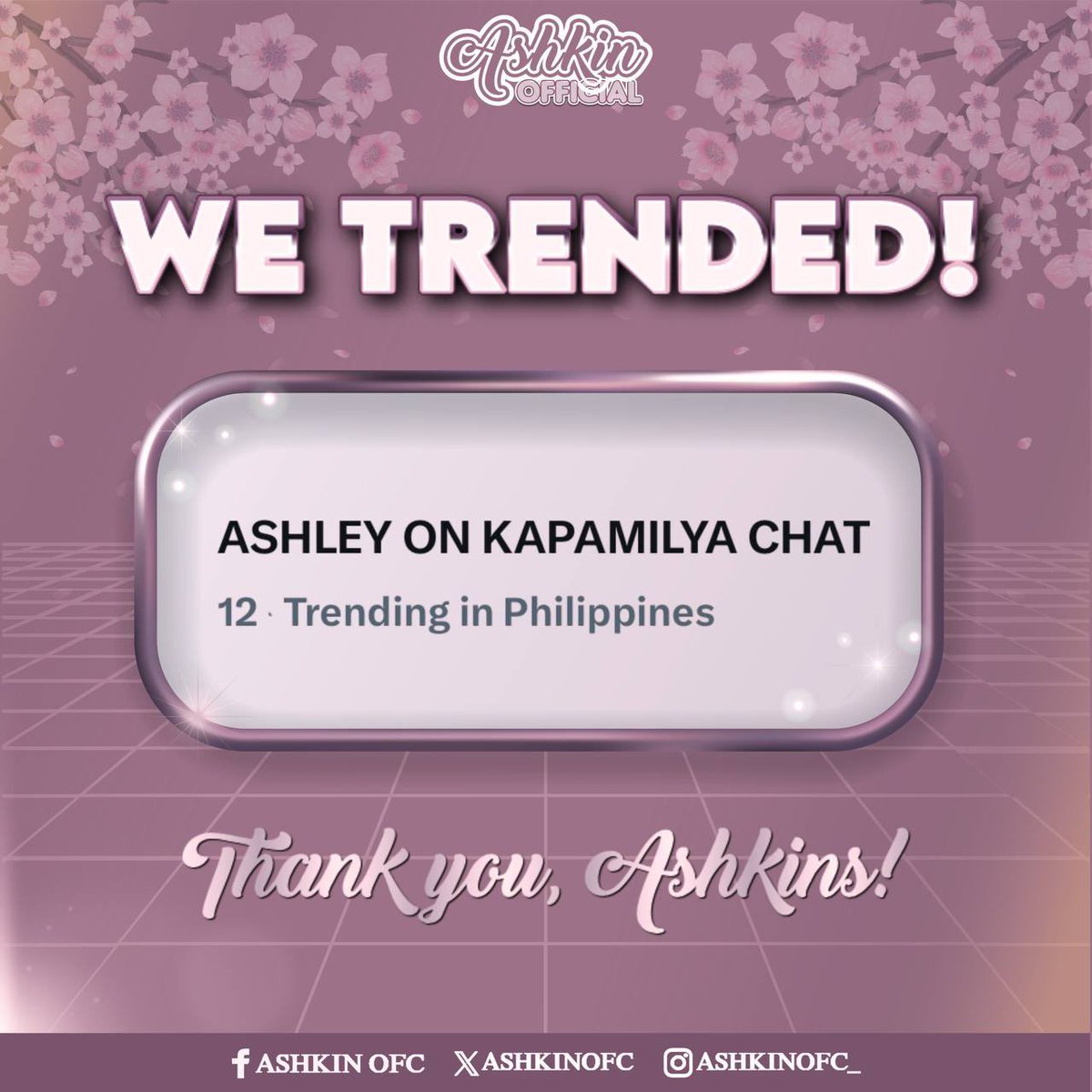ASHKIN TRENDSETTER tweet media