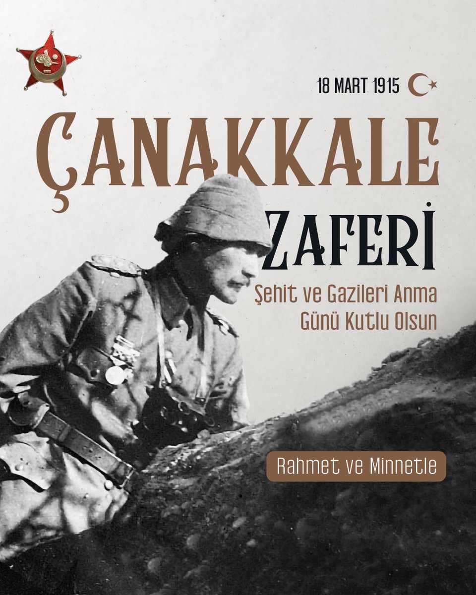 Cephe1915's tweet photo. 18 Mart Çanakkale Zaferi kutlu olsun. Vatan toprağını savunan aziz şehitlerimizin ruhları şâd olsun. Rahmet ve minnetle…🇹🇷 https://t.co/KrDjbiL9m7