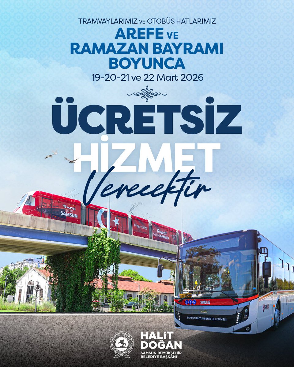 Samsun Büyükşehir Belediyesi tweet media