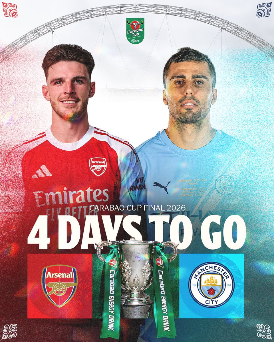 Can <a href="/Arsenal/">Arsenal</a> win their first trophy of the season on Sunday ?👀 #Arsenal #Manchestercity #ARSMCI #Caraboacup