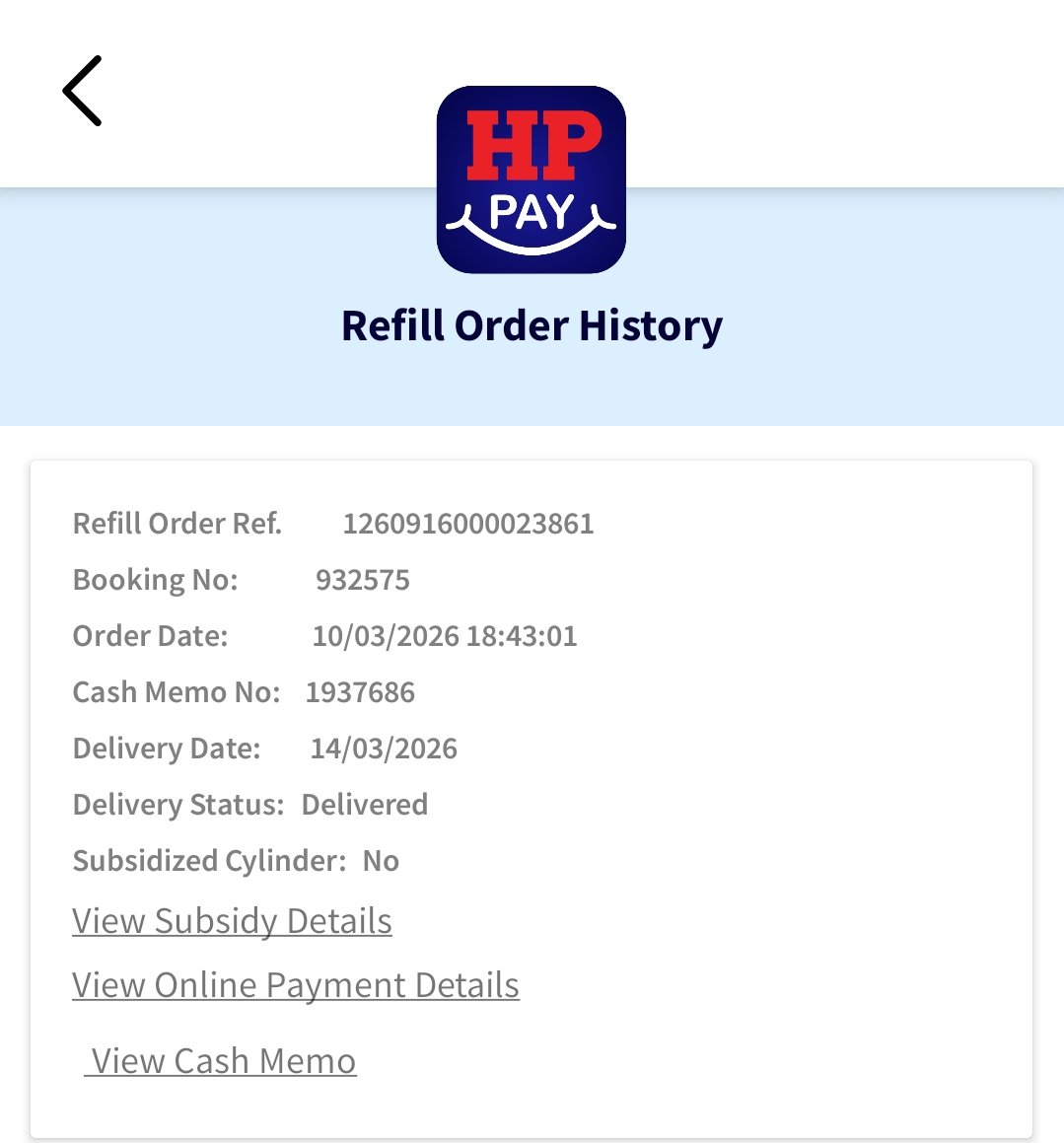iamitsuravi's tweet photo. @vaibhavluthra Same with me @MoPNG_eSeva @HPCL @PMOIndia https://t.co/zb1oiSltUI