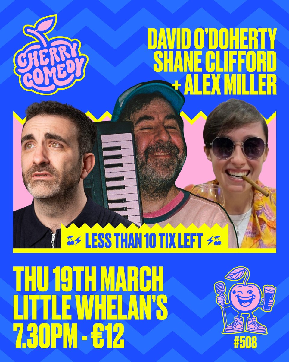 Cherry Comedy 🍒 Live at Whelan's tweet media