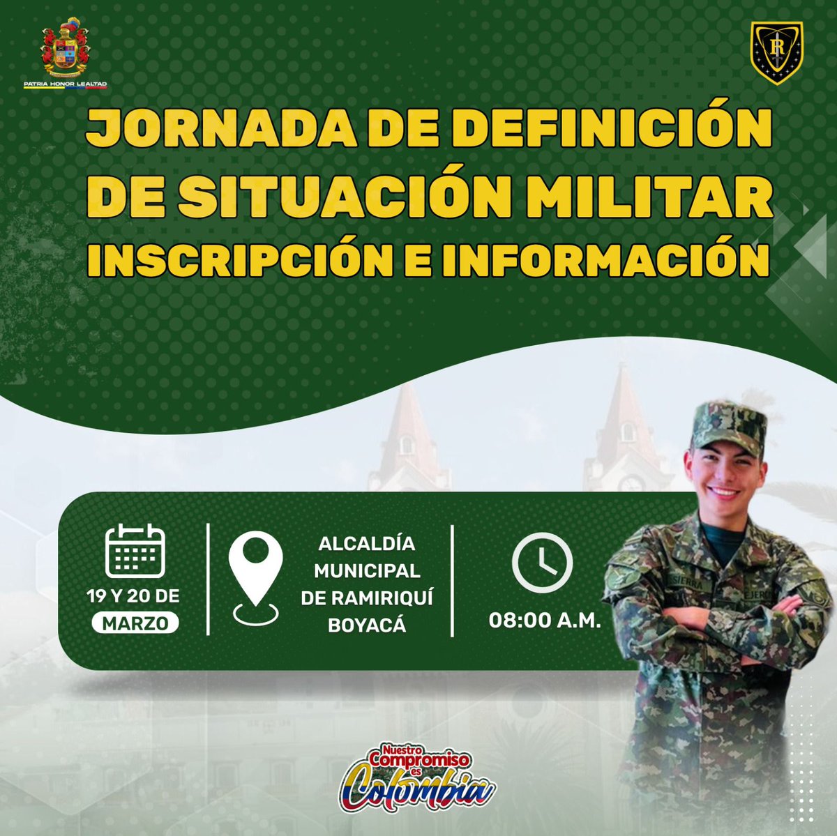 Comando de Reclutamiento y Control Reservas tweet media