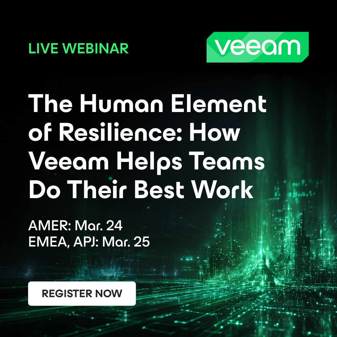 Veeam® Software tweet media