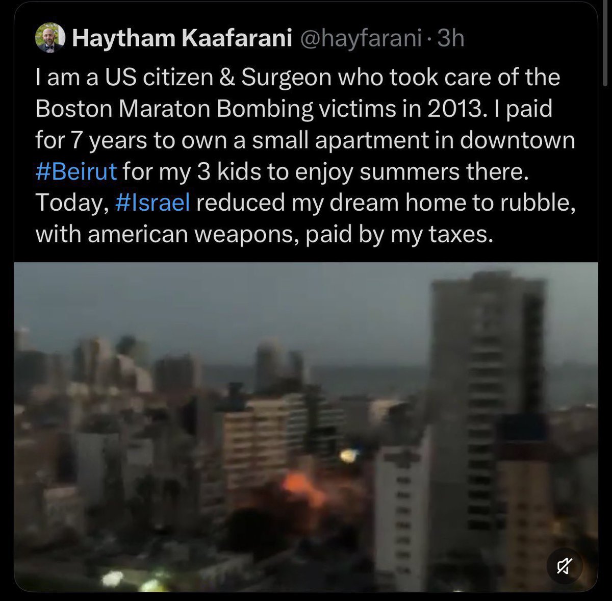 TonyTwitching's tweet photo. @hayfarani You should have purchased your #berun home insurance. Most insurance policies cover earthquakes and bombings. 😜
In any case, Lebanon was not a safe place for children in terms of a holiday destination. https://t.co/Zm7FTYPHNk