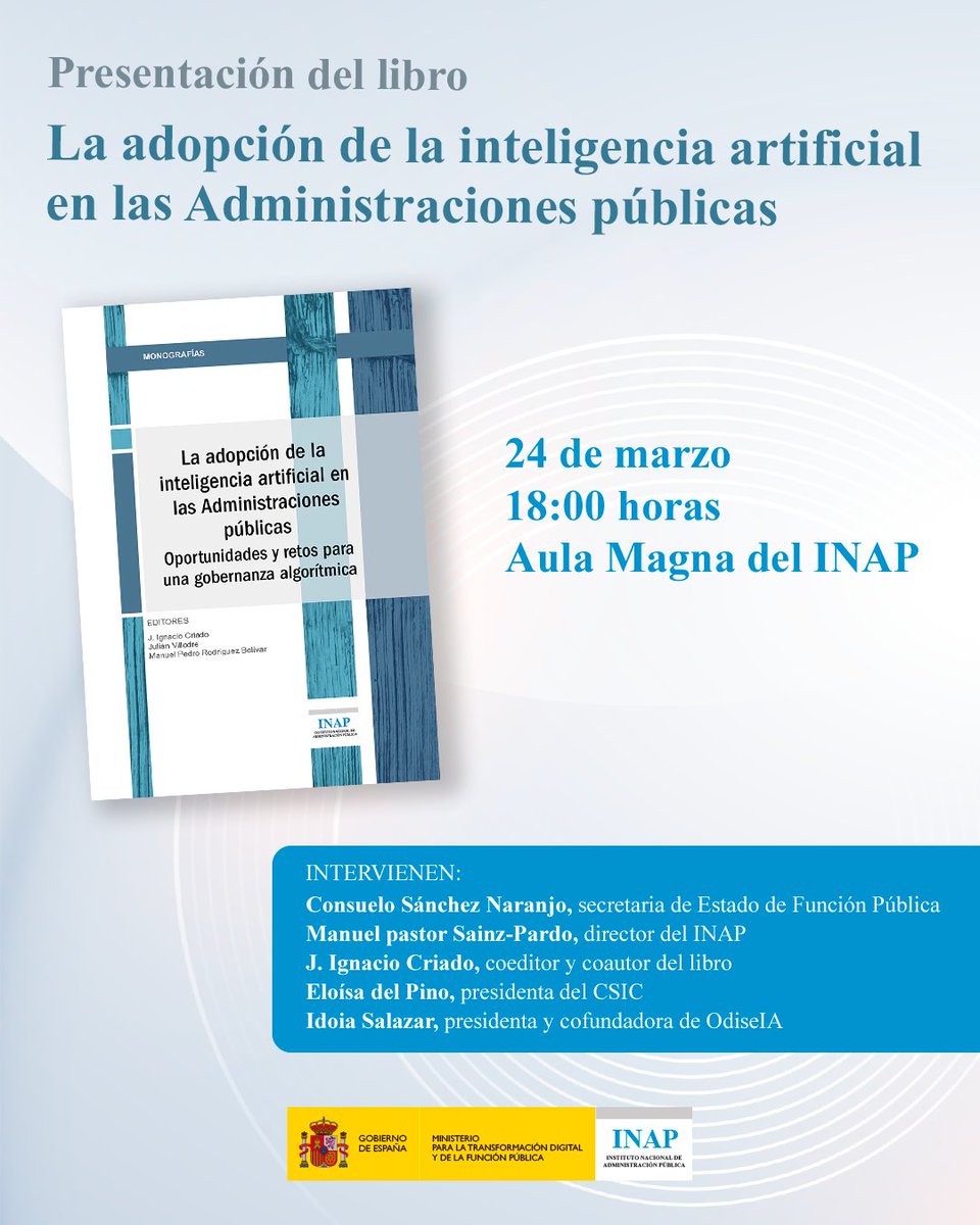 Instituto Nacional de Admón. Pública tweet media