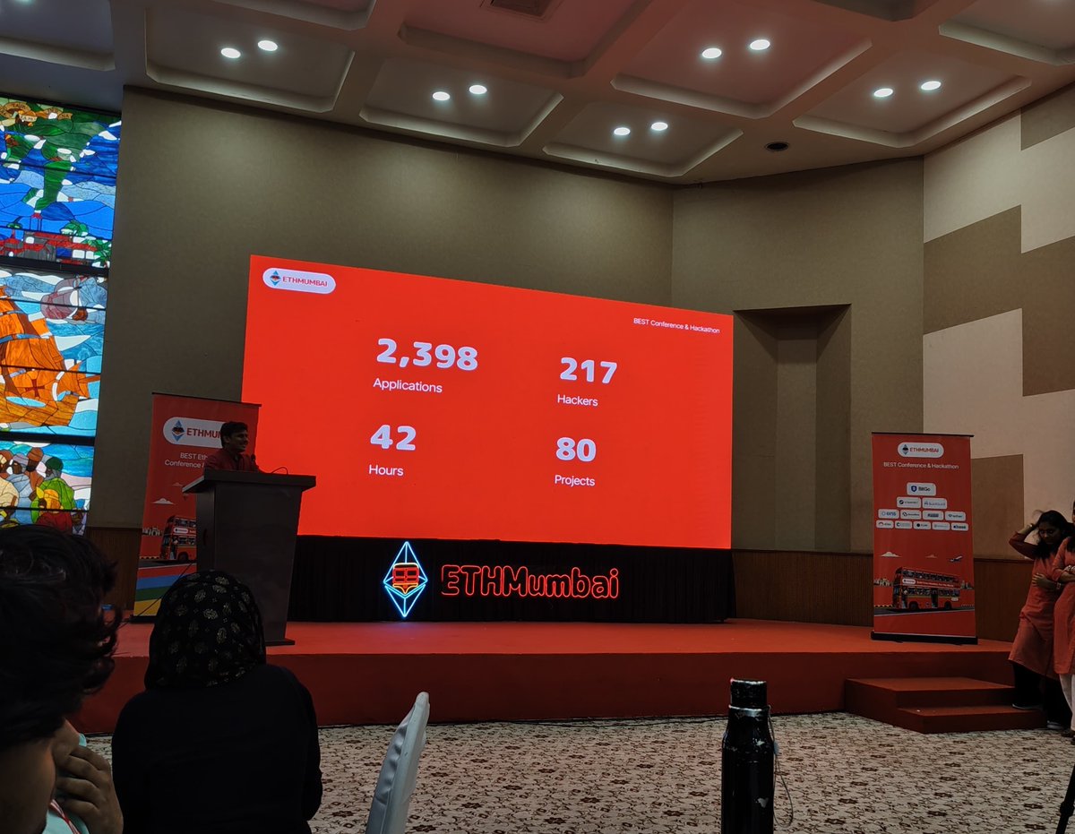 0xarpitm's tweet photo. A few days since my first Web3 hackathon at @ethmumbai 2026.

Didn’t win the major prizes, but got the @ensdomains  pool prize and more importantly @HashedEM saw real potential in our idea and showed interest in it as a product.

Met some very talented builders and learned a lot. https://t.co/ntXQZ0UxH9