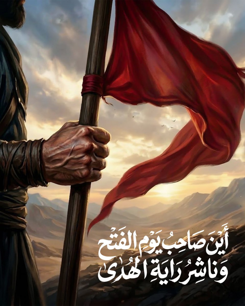 أين صاحب يوم الفتح وناشر راية الهدى 

#الامام_المهدي 
#العتبة_الحسينية_المقدسة