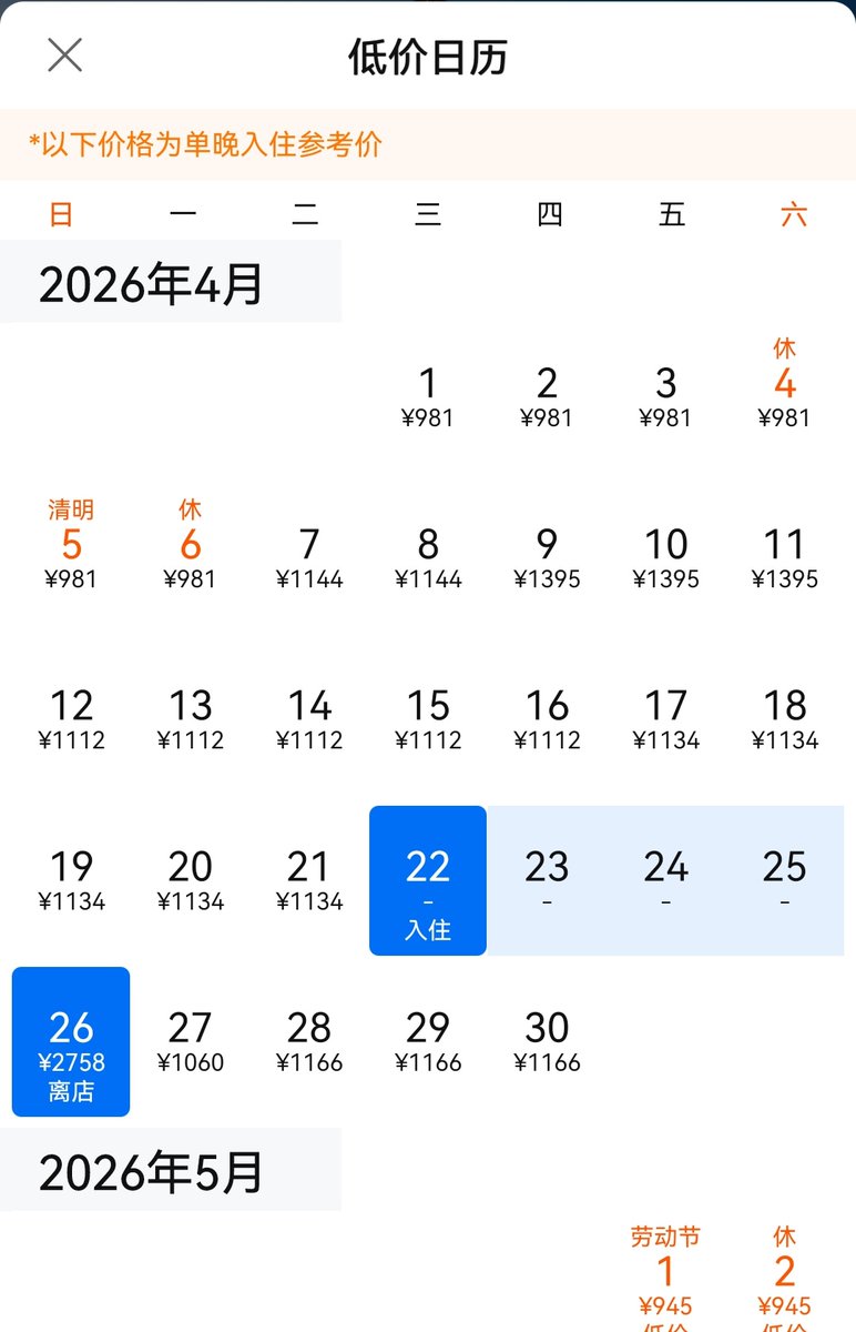 CryptoDoggyCN's tweet photo. 我有一个重大发现！特朗普访华时间可能是4月22-26。

2017特朗普访华时白宫记者团包的中国大饭店，还有搞过很多外交接待的国贸大酒店。

巧合的是就这几天无法订房。

特朗普前天也说了，访华推迟一个月左右，差不离了。 https://t.co/HKuplO3T6S