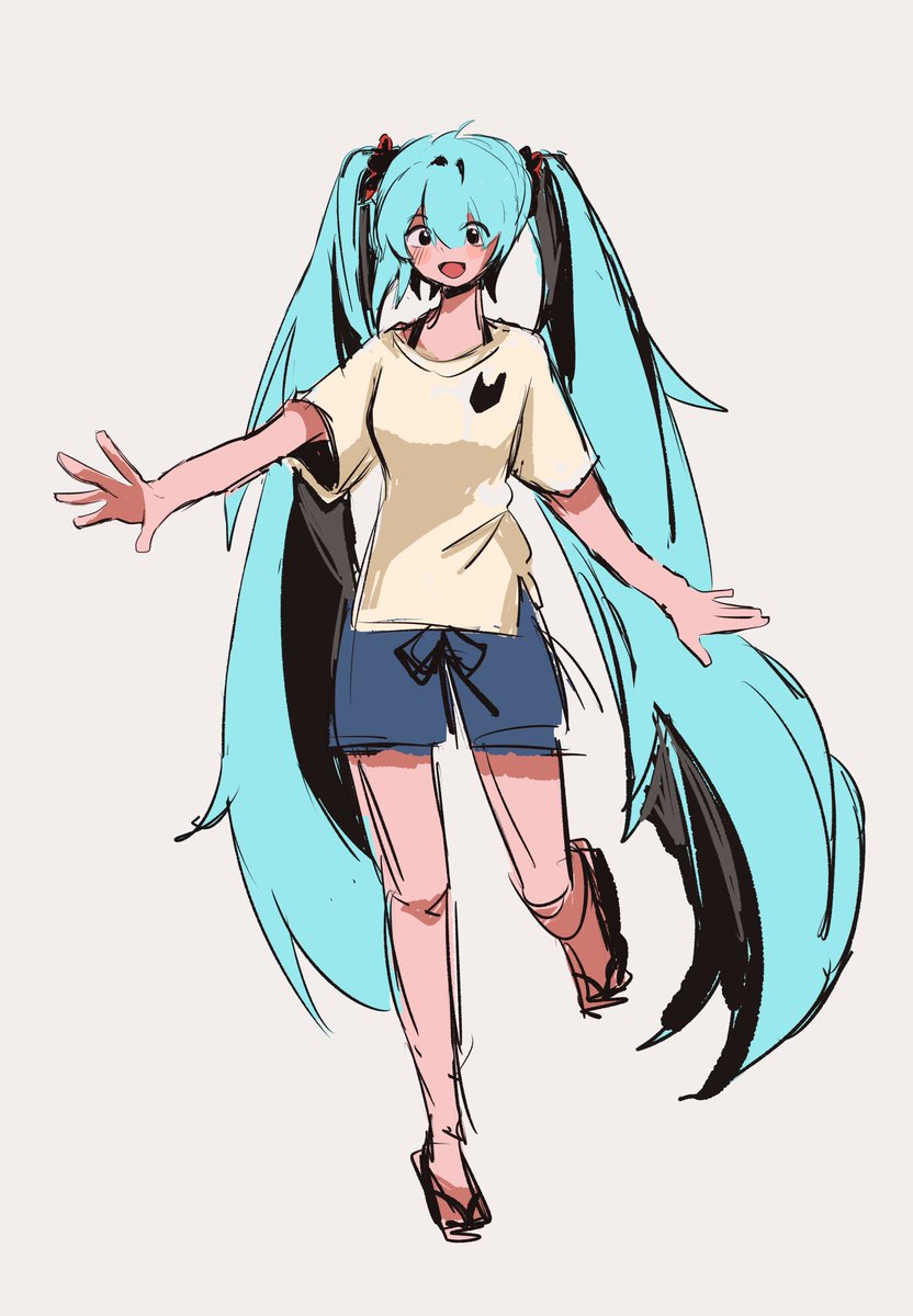 Bread49117549's tweet photo. Miku but with my outfit.
#hatsunemiku https://t.co/nVTxv9PM6O