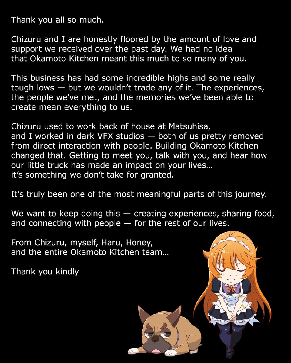 超時空移動食堂Okamoto Kitchen tweet media