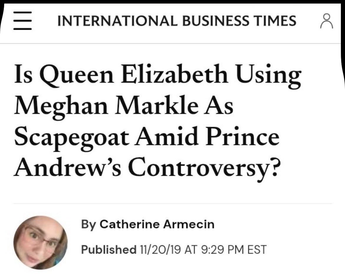 <a href="/ABC/">ABC News</a> <a href="/Barbara27541025/">Snarky Guy</a> This is why the Royal Family went after Harry and Meghan in the last 24 hours with the UK and US press; they want to prevent any new information about Prince Andrew from being revealed. Distract the peasants as long as possible!