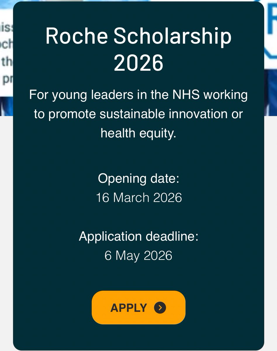 gyina_yie's tweet photo. Fully Funded Global Summit in South Africa

The One Young World Roche Scholarship 2026 is now open. This is your chance to attend the One Young World Summit in Cape Town and connect with leaders from around the world.

You will get cost of travel, free accommodation, meals, and full access to the summit. Plus, you will become part of a global community of young leaders.

Deadline: 6 May 2026.

Official Link: https://t.co/a6HmDqNeVD

For more info visit: https://t.co/lYpa23pFjn

Credit: Scholarships Corner

#ScholarshipsCorner #OneYoungWorld  #oneyoungworldscholarship #FullyFundedScholarships #SouthAfrica