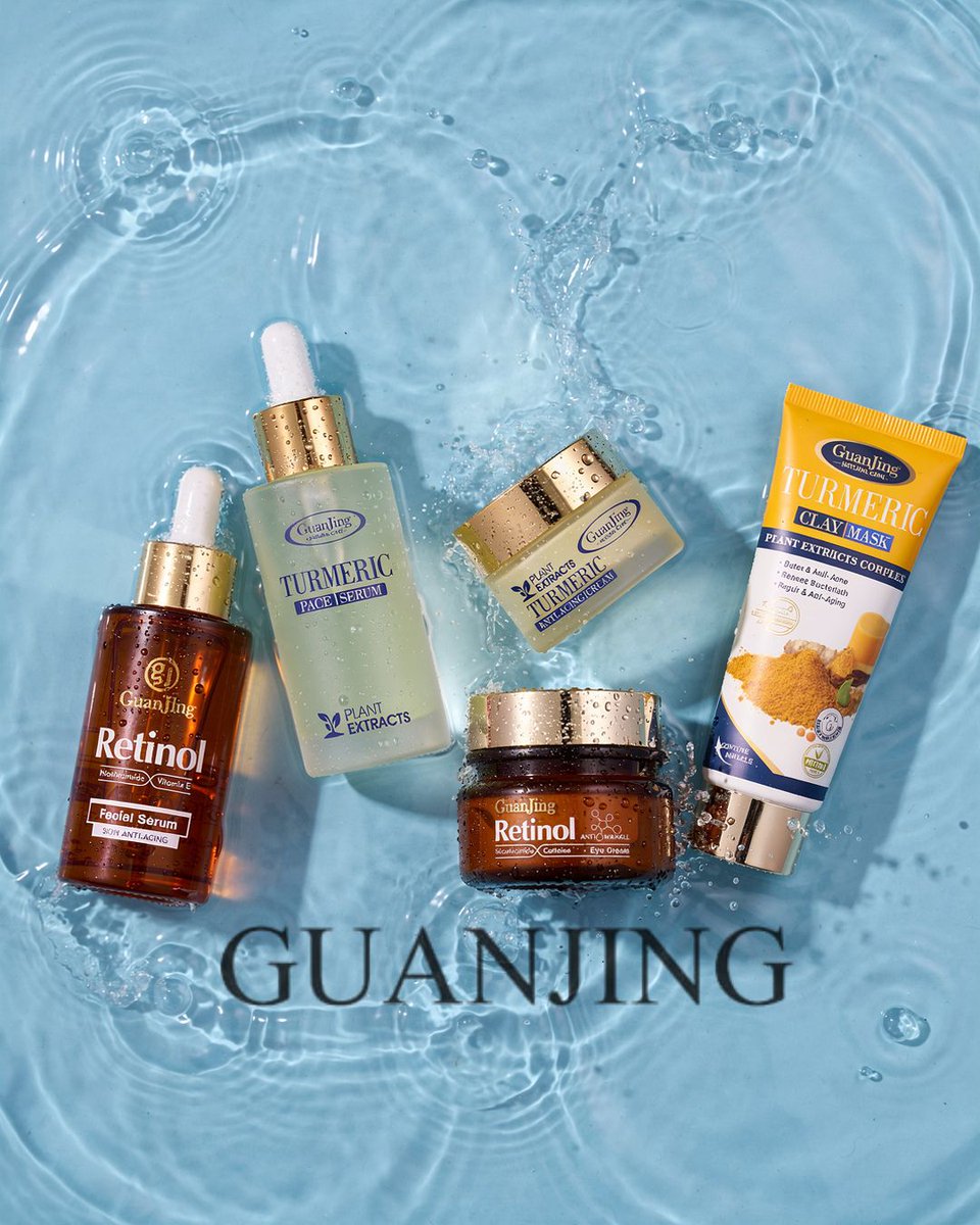 lootcoza's tweet image. Revive, repair, and glow . Try Retinol &amp;amp; Nicotinamide Anti-Wrinkle Serum (40ml), Guanjing Turmeric Face Serum for acne, Retinol Eye Cream (30g), plus Turmeric Anti-Ageing Glow Cream and Clay Mask (120g) for a radiant, youthful complexion. #GlowUp #SkincareEssentials #RetinolMagic