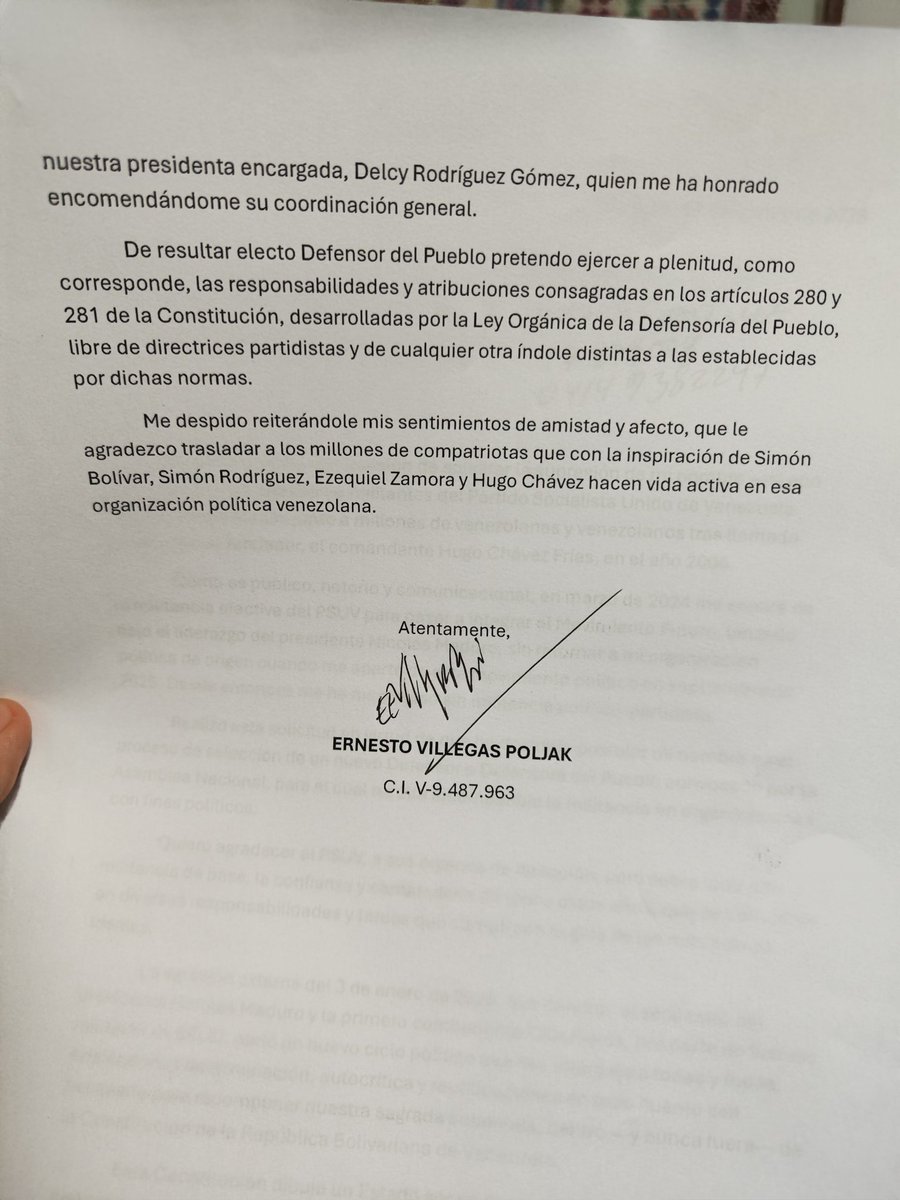 Ernesto Villegas Poljak tweet media