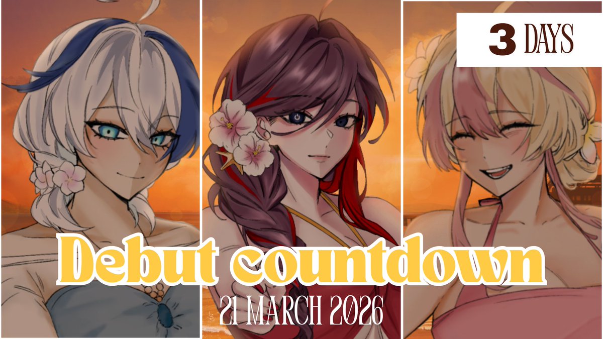 Alorafia's tweet photo. [3 DAYS UNTIL DEBUT]
💌 21 มี.ค. 2026

Website : https://t.co/J6AXHa1VyE
Harmonia I @Melanox_ALF @Endoria_ALF @Adrelis_ALF 

#vtuber #วีทูปเบอร์ https://t.co/9Cs9Xcgoil