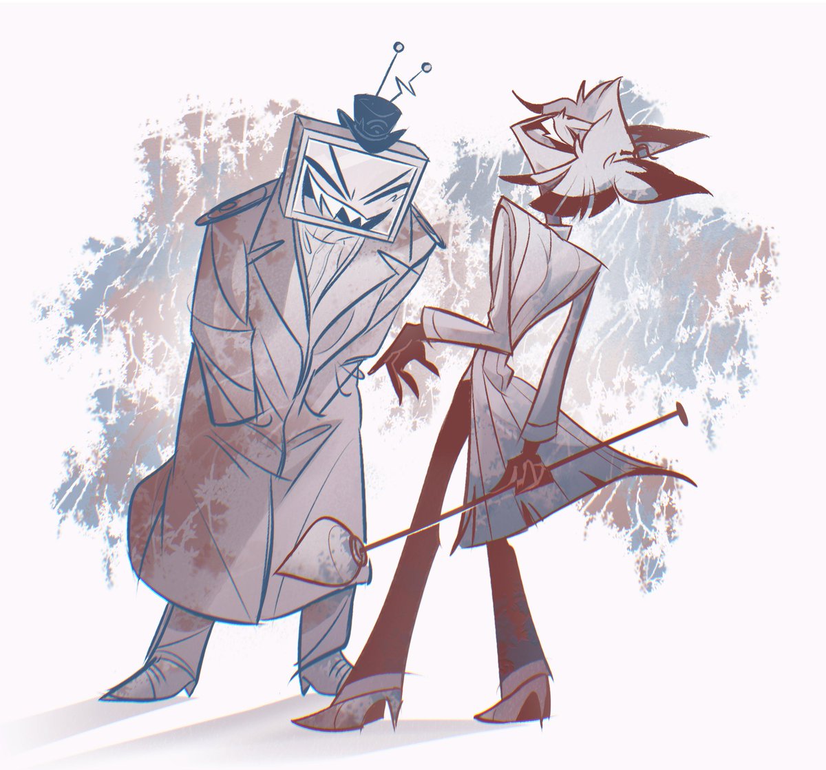 #HazbinHotel #hazbinhotel #radiostatic 
As you guys know, dating these murderers will definitely be beautiful but I'm hyped for the one-sided fashion show📺