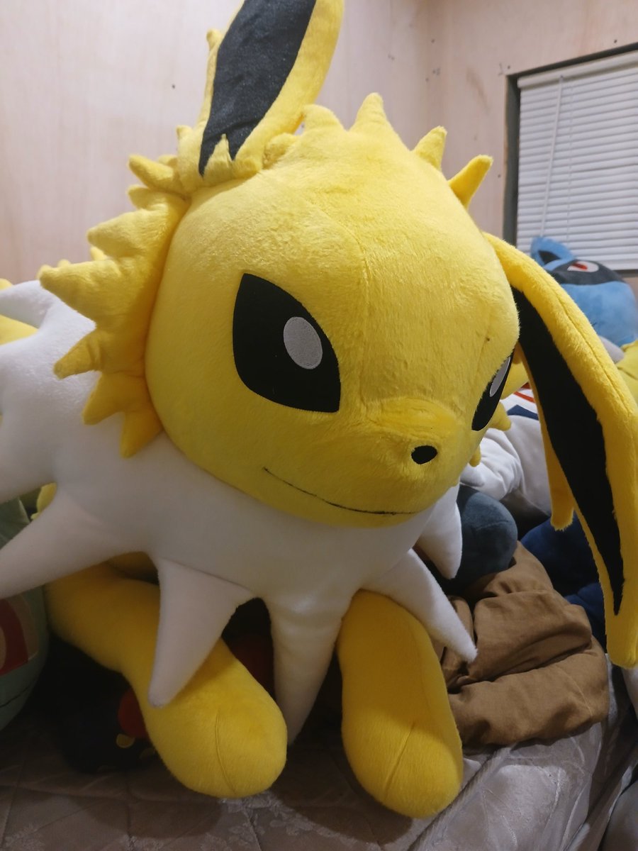 I swear he's plotting something 
#Jolteon