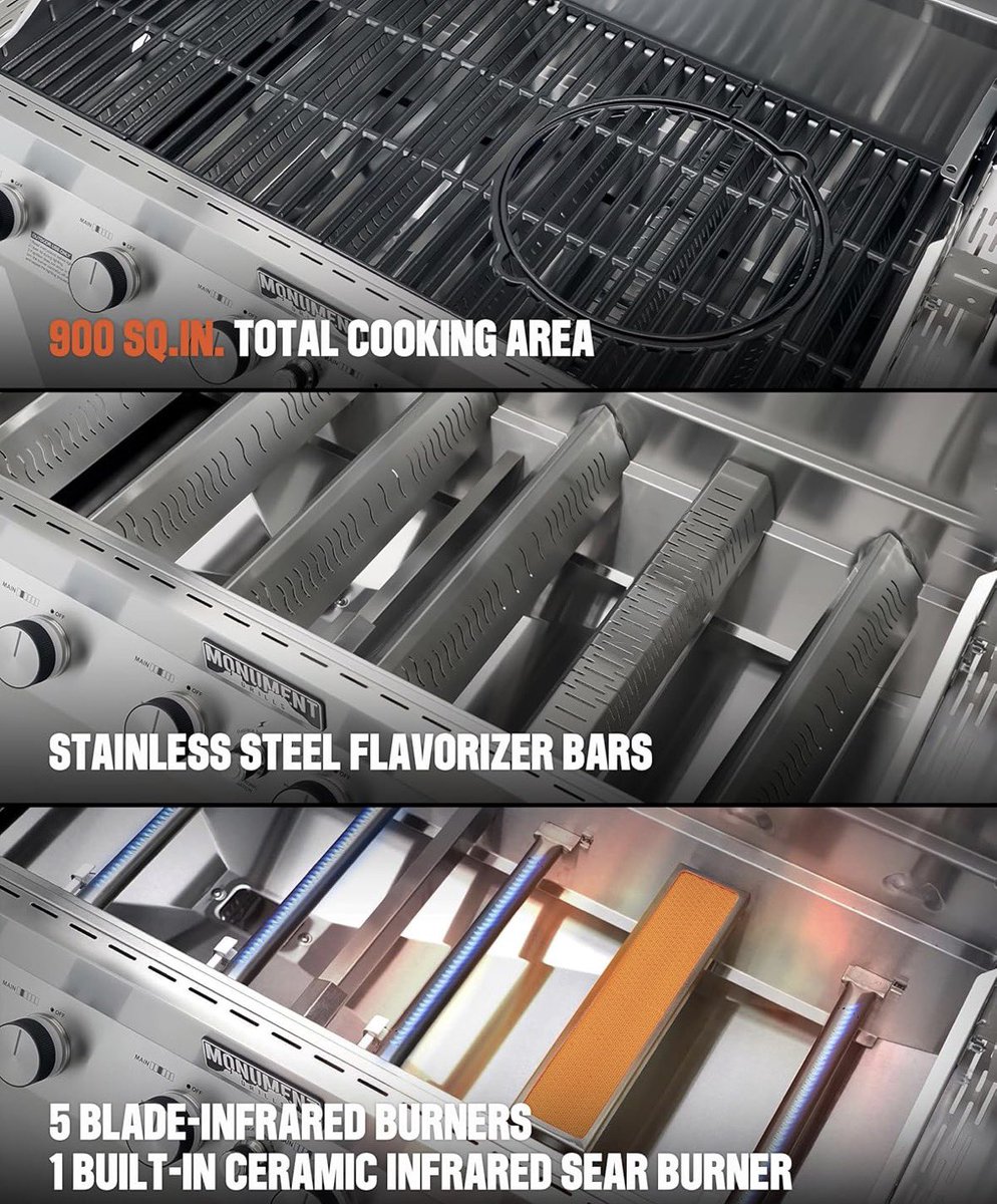 Grillax_com's tweet image. Ya gotta love technology! Be the envy of your neighbors with this outstanding grill station! amzn.to/4lDpDoM #grillax #bbq #cheflife @MonumentGrills