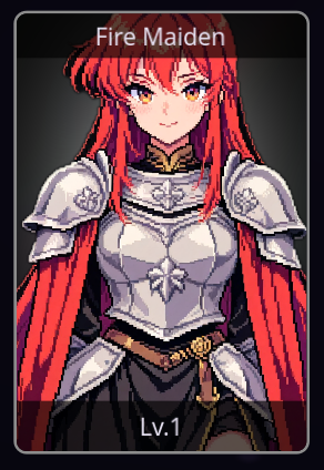 darkstylegames's tweet photo. Fire Maiden. 1 energy. 5 damage + 2 Burn.

Play two fire cards same turn and Inferno triggers: +3 bonus damage for free.

She costs nothing extra. She just punishes everything.

#gamedev #indiegame #madewithgodot https://t.co/HfDe2I9qIg