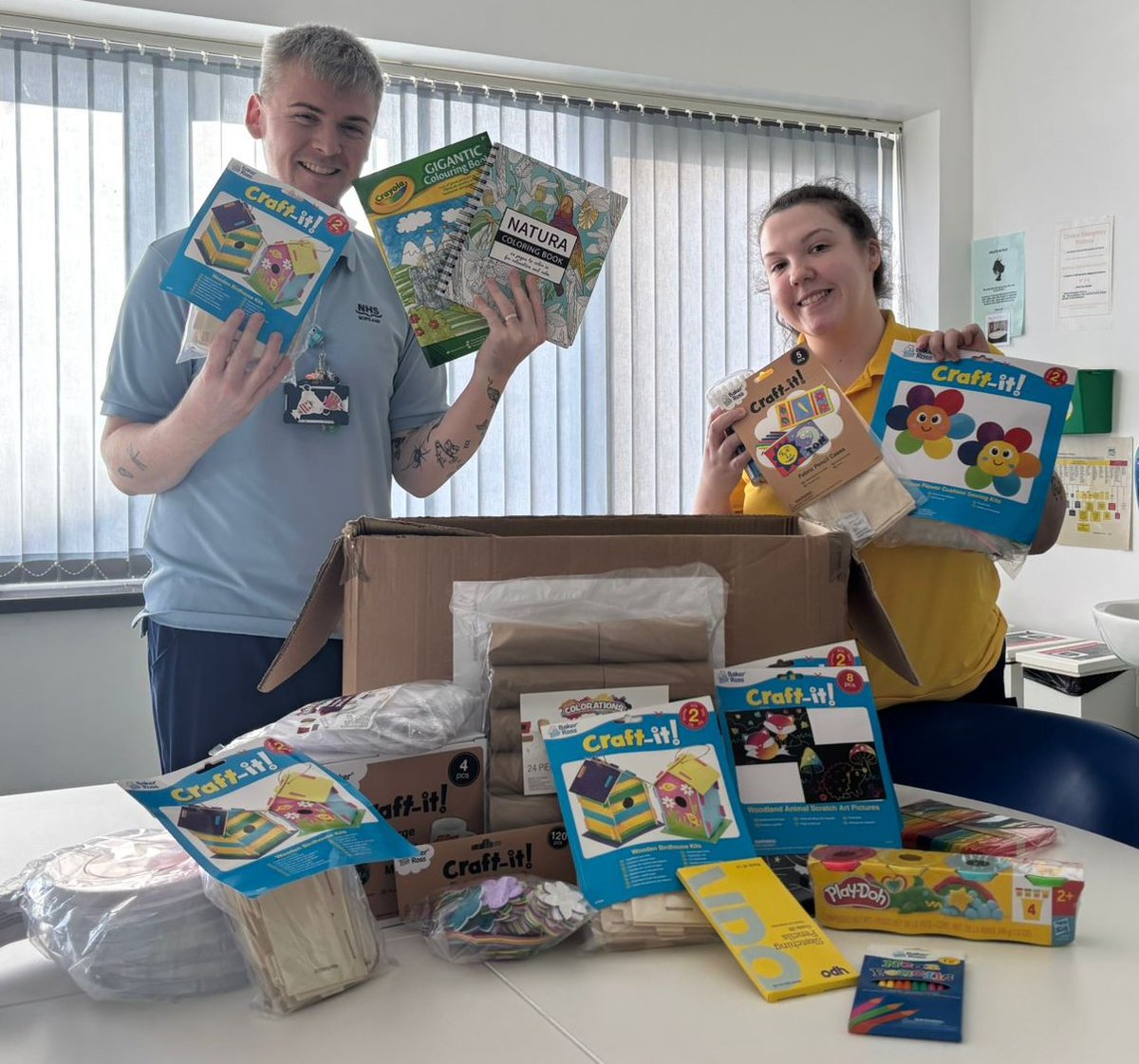 RACH_Playservic's tweet photo. Today we received a brilliant donation of Arts and Crafts from our friends at Dragonfly Cancer Trust.  This fantastic selection of arts and crafts will help keep our families very busy. Another fantastic charity that regularly supports our work.  Thank you. https://t.co/sLA0tKJ9zD