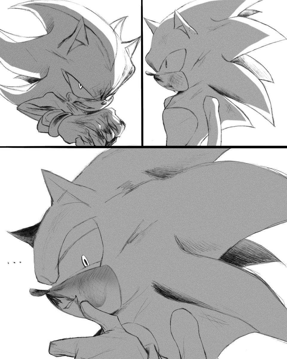 Sonic licks the spot where Shadow struck.
"Reposting because it feels like most people missed this detail. 👁️"
#sonic #shadow #sonadow