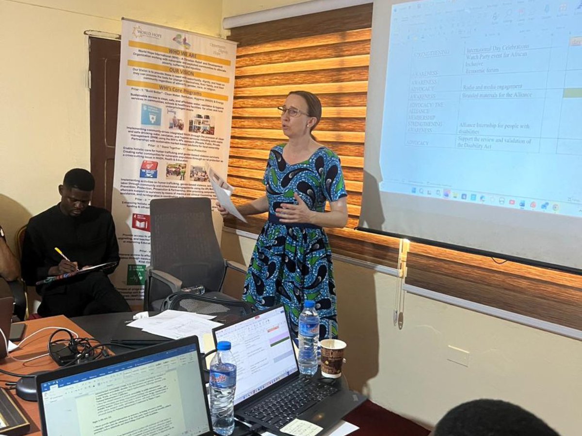 WHI hosted the Alliance on Disabilities Liberia meeting, bringing together 29 participants from partner institutions to strengthen disability inclusion and collaboration.

Together we advance dignity, advocacy, and opportunity.

Like &amp; share to support inclusion.