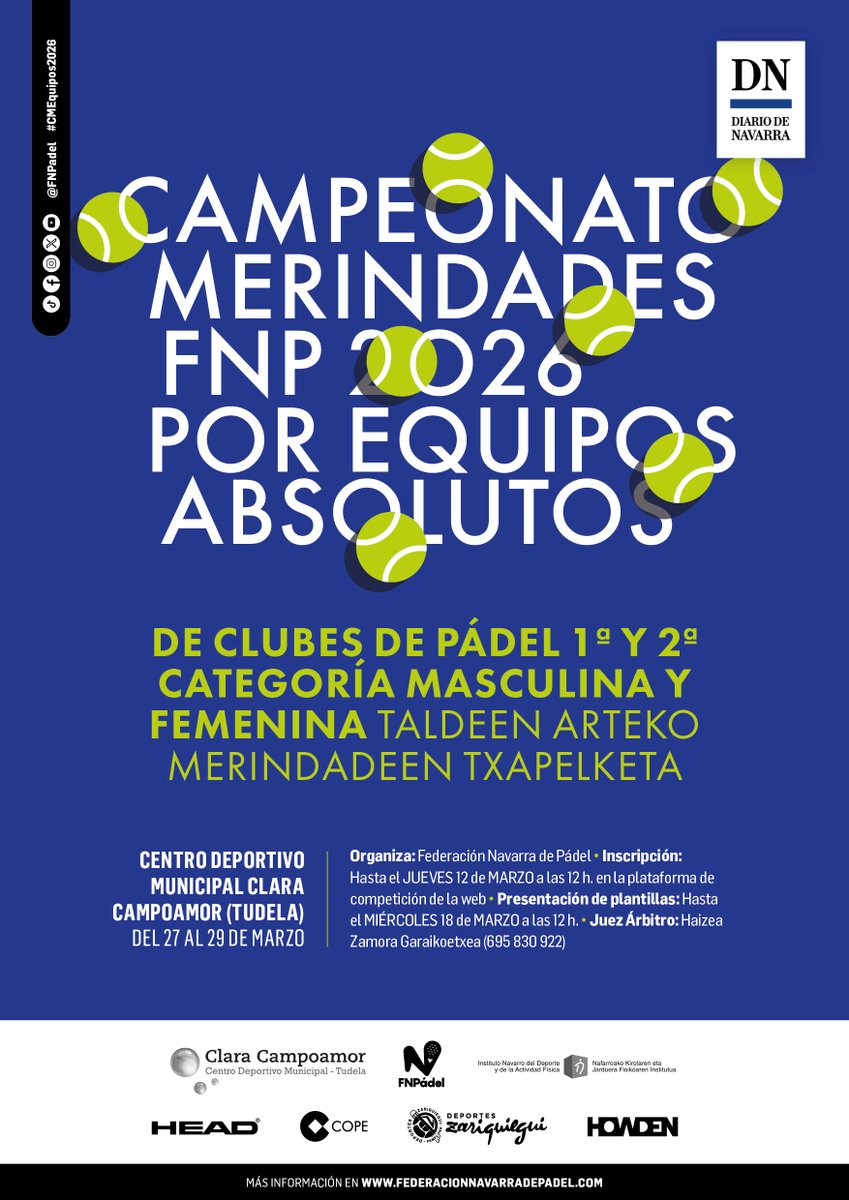 Federación Navarra de Pádel tweet media