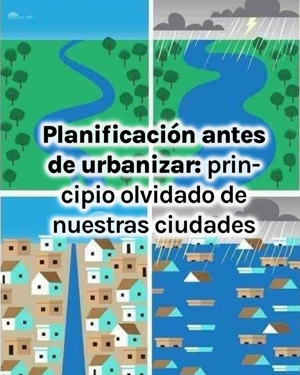 Arquitectospy's tweet photo. EL PROBLEMA NO ES LA LLUVIA, ES LA CIUDAD QUE NO FUE PLANIFICADA PARA RECIBIRLA

Asunción y su AMA: entre el libre mercado urbano y la débil regulación.

Los 208 mm registrados en 24 horas en Asunción y su Área Metropolitana no solo evidencian la intensidad de los eventos climáticos actuales, sino también las limitaciones estructurales de nuestras ciudades para absorberlos.

Durante décadas, el crecimiento urbano se ha dado de forma inversa a lo recomendable: primero se ocupa el territorio y luego se intenta resolver la infraestructura. La consecuencia es un sistema de drenaje insuficiente, suelos cada vez más impermeables y la progresiva ocupación de cauces naturales.

Diversos estudios como el Atlas de Riesgo de Inundaciones y otros planes metropolitanos, han diagnosticado con claridad estas problemáticas. Sin embargo, el desafío ya no radica en comprender el problema, sino en instrumentar y ejecutar las soluciones propuestas.

En este contexto, resulta fundamental fortalecer el rol de los municipios en la planificación y regulación del suelo urbano, articulando el desarrollo con criterios ambientales, sociales y económicos. La gestión del agua debe dejar de ser una respuesta reactiva para convertirse en un principio estructurador de la ciudad.

Las estrategias son conocidas: ampliación y mejora de redes pluviales, incorporación de infraestructura verde, aumento de superficies permeables y respeto de los sistemas hídricos existentes. Pero, sobre todo, se requiere una visión integral y sostenida en el tiempo.

Más que un evento aislado, lo ocurrido interpela el modelo de ciudad que estamos construyendo.

Porque no se trata solo de cómo llueve, sino de cómo decidimos habitar el territorio.