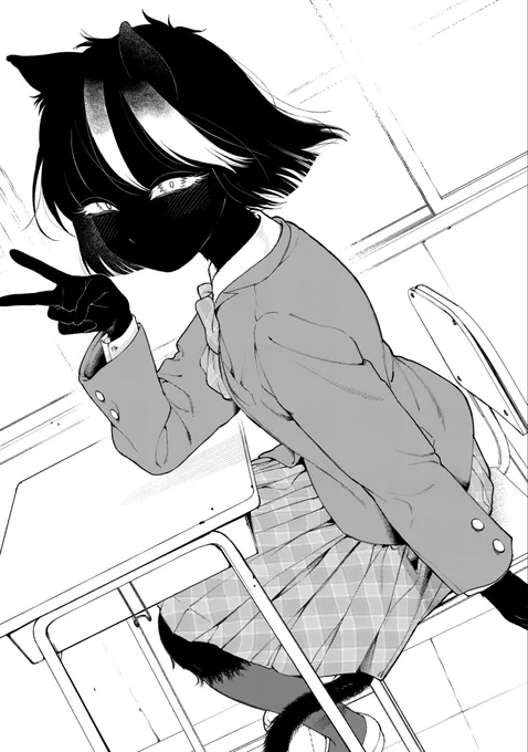 黒井さん。

#寡黙だけどめちゃくちゃノリの良い黒猫ちゃん 